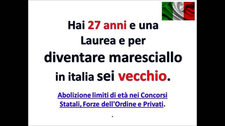 Abolizione limiti età: l&#8217;apertura delle Forze Armate alle nuove generazioni