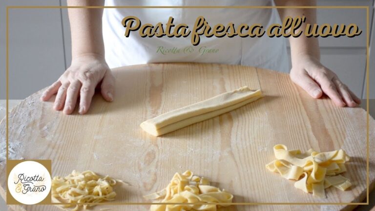 La ricetta perfetta per una pasta fresca fatta in casa