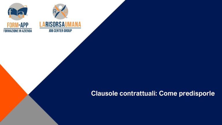 Le principali tipologie di clausole contrattuali: guida completa